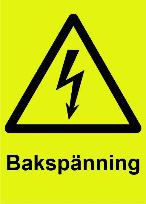 Bakspänning