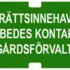 Gravrättsinnehavaren ombedes kontakta kyrkogårdsförvaltningen