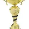 Guldpokal utan lock på hög sockel