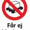Får ej blockeras
