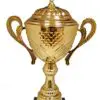 Guldpokal med lock