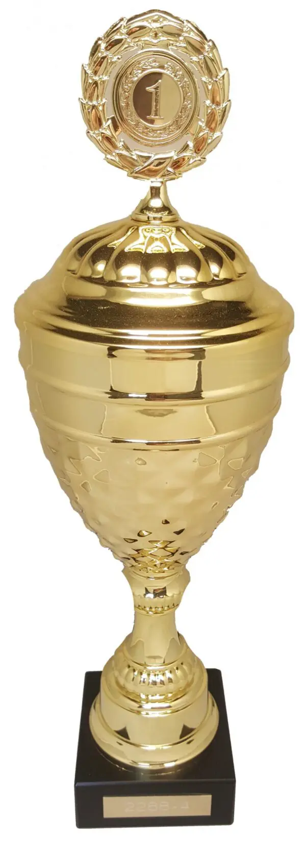 Exklusiv guldpokal med lock