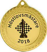 70 mm medalj