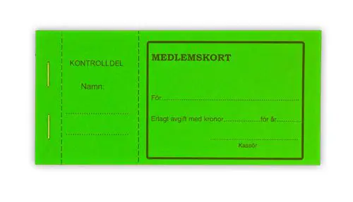 Medlemskort