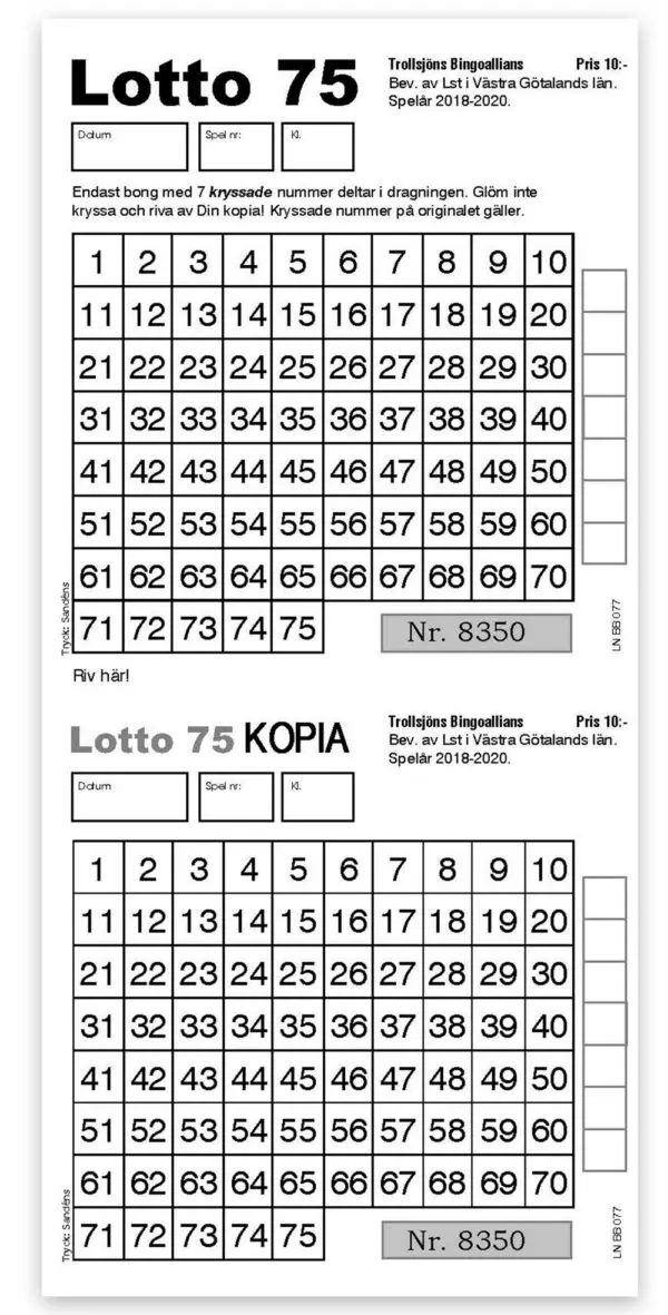 Lotto 75