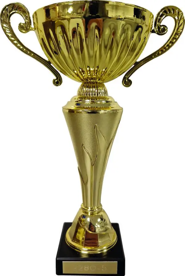 Guldpokal med öron