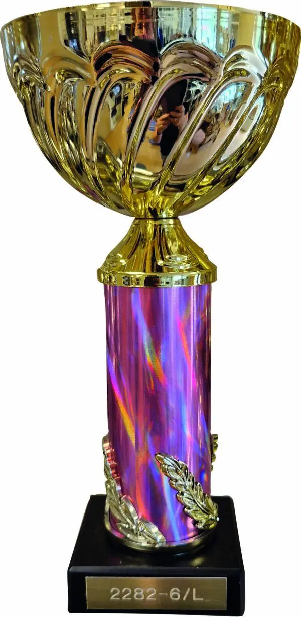 2282, Pokal med färgade rör