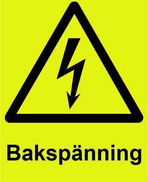 Bakspänning