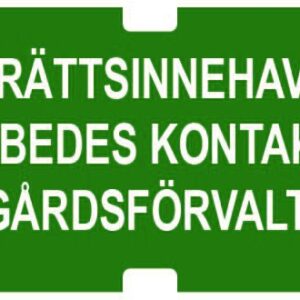 Gravrättsinnehavaren ombedes kontakta kyrkogårdsförvaltningen
