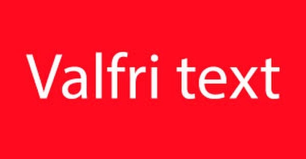 Valfri text