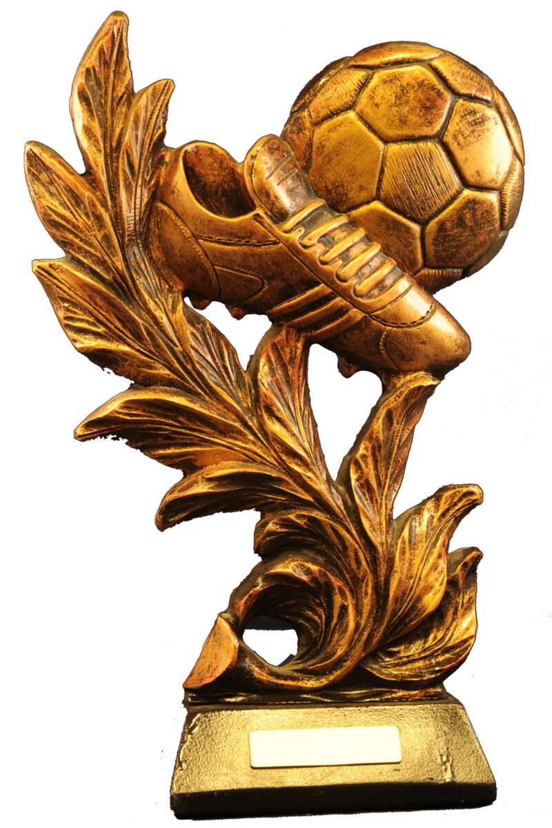 Stor fotbollstatyett, 220 mm hög