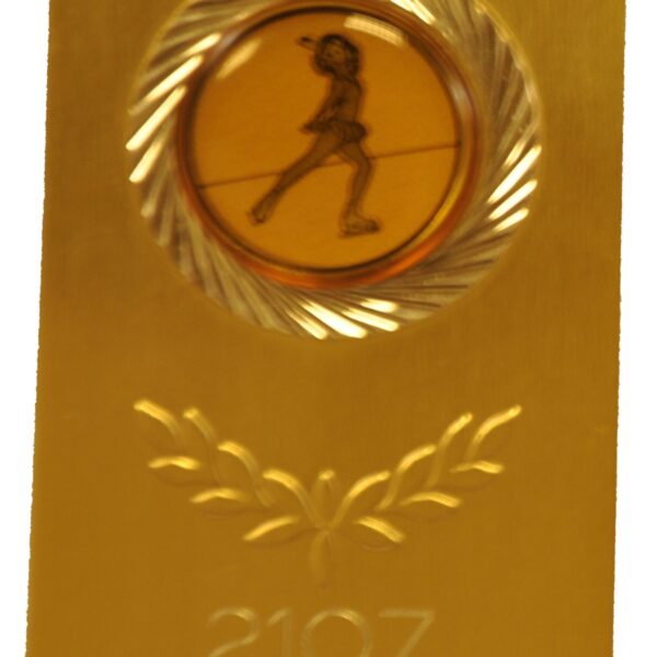 Metallplakett, 50x80 mm