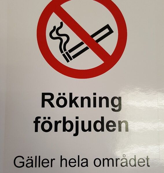 Rökning förbjuden