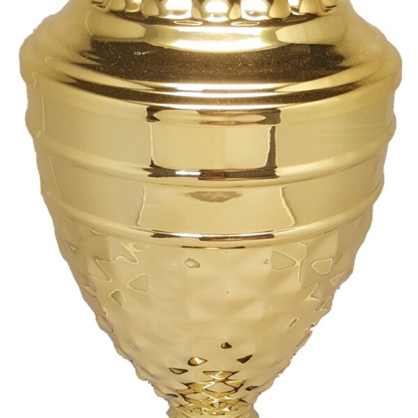 Exklusiv guldpokal med lock