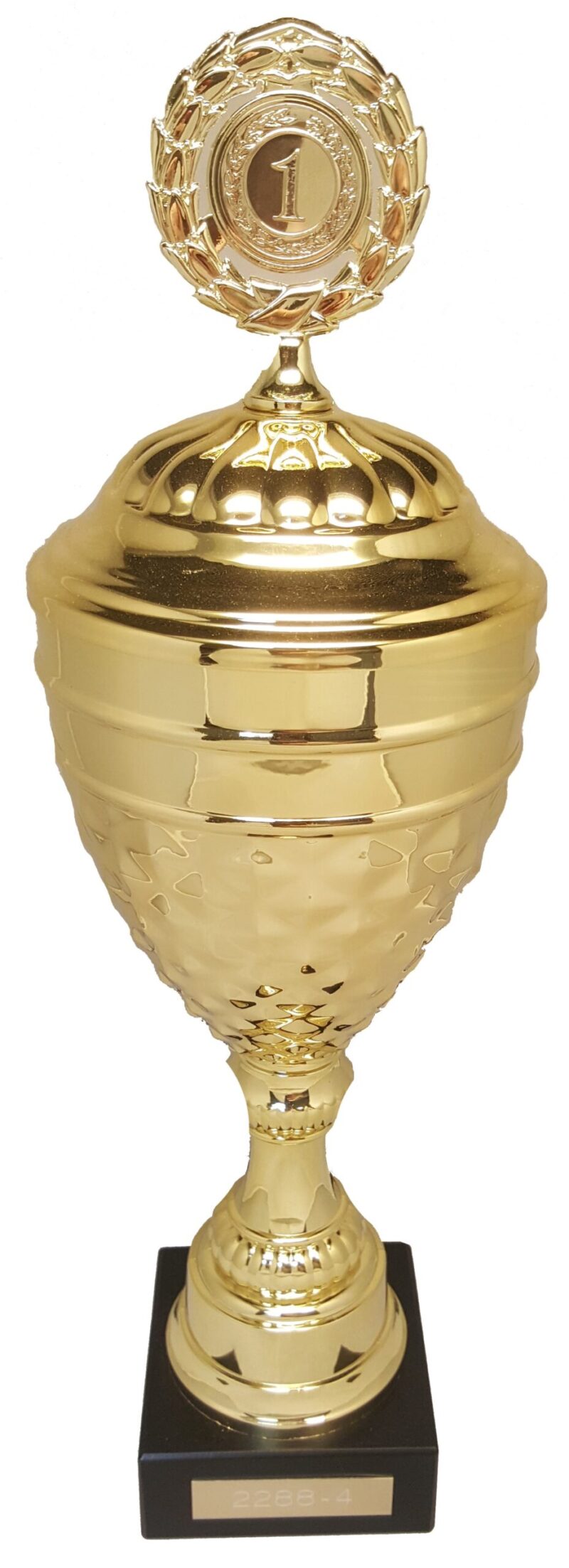 Exklusiv guldpokal med lock