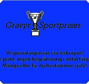 Isskrapa, blå