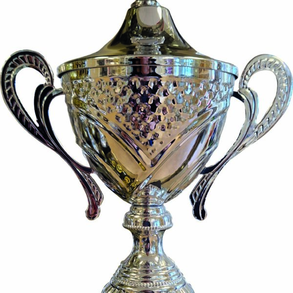 Silverpokal med lock 5073L