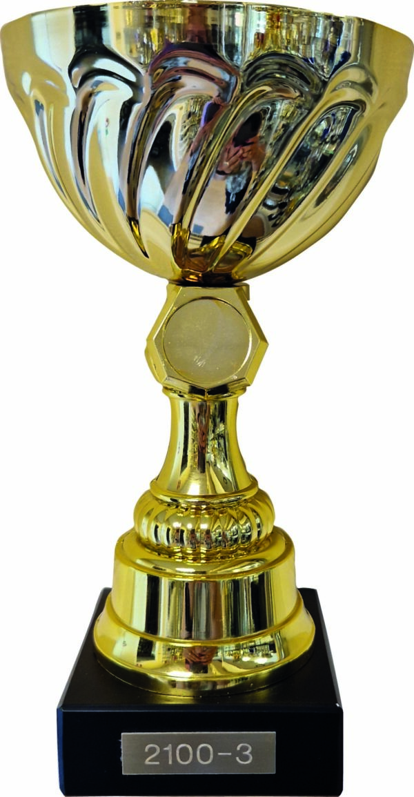 2100, Guldpokal på marmorsockel